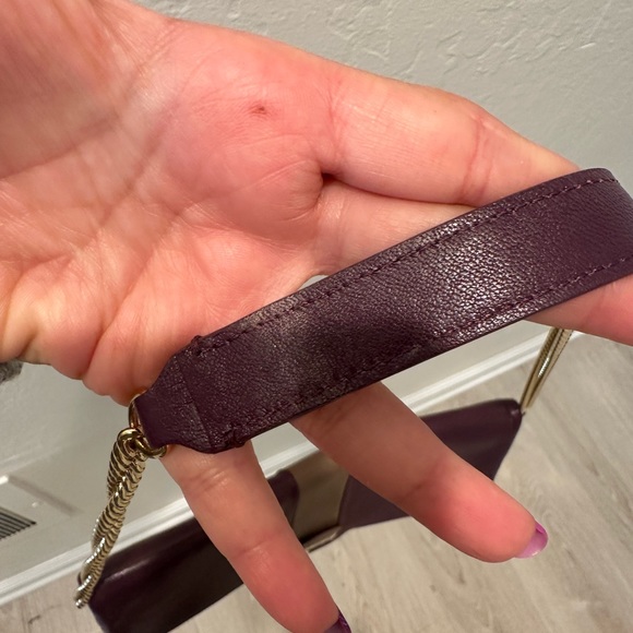 Authentic Marc Jacobs purple and gray handbag with gold hardware - Picture 5 of 15